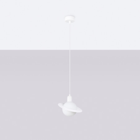 Candeeiro suspenso HYPERION 1 branco