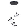 Lampe suspendue HYPERION 3P noir