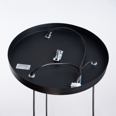 Candeeiro suspenso HYPERION 3P preto