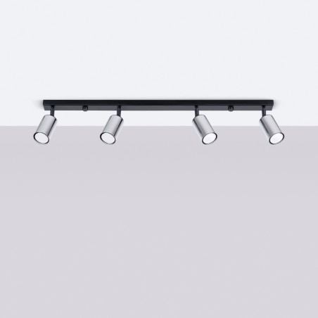 Plafond WINX 4L schwarz/chrom