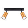 Lampada da soffitto WINX 2 nero/coop