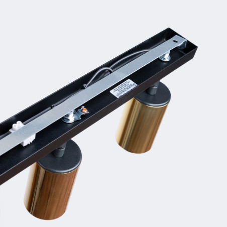 Lampada da soffitto WINX 3 nero/coop