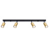 Ceiling lamp WINX 4L black/chrome