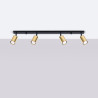 Ceiling lamp WINX 4L black/chrome