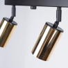 Lampada da soffitto WINX 4L nero/oro