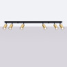 Ceiling lamp WINX 6L black/chrome