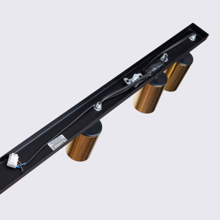 Lampada da soffitto WINX 6L nero/oro