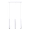 Lámpara colgante PRYSM 3L blanca