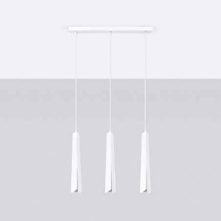 Lampada a sospensione PRYSM 3L bianco