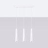 Lampada a sospensione PRYSM 3L bianco