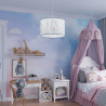 Pendant lamp PRYSM 3P white