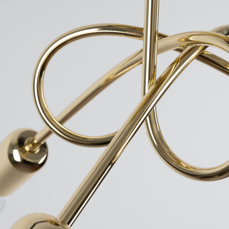 Lampadario LOOP 3 oro lucido