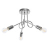 Lampadario LOOP 3 cromo