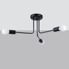 Wall lamp LOOP black