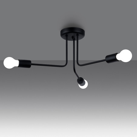 Lustre NORAH 3 noir