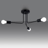 Wall lamp LOOP black