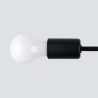 Wall lamp LOOP black