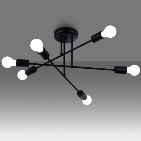 Lustre NORAH 6R noir
