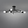 Lampadario LEVAR 6 nero
