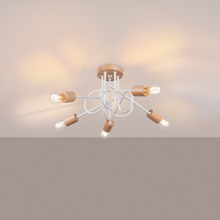 Lustre EMBER 5 blanc