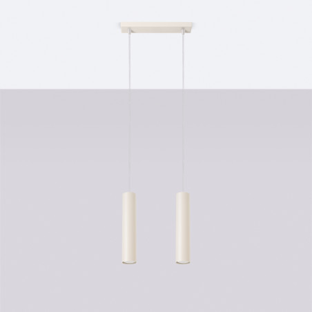 Lámpara colgante LAGOS 2 beige