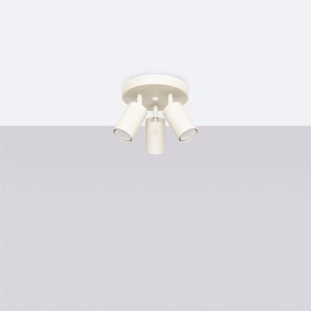 Lampada a soffitto RING 3P beige
