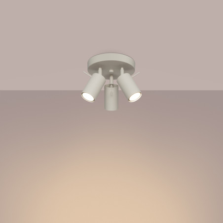 Lampada a soffitto RING 3P beige