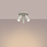 Plafonnier RING 3P beige