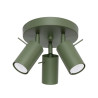 Candeeiro suspenso LAGOS 3L verde azeitona
