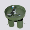 Candeeiro suspenso LAGOS 3L verde azeitona
