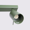 Lampe pendante LAGOS 3P vert olive