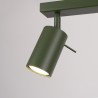 Lampe pendante LAGOS 3P vert olive