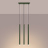 Candeeiro de teto RING 3P verde azeitona