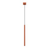 Ceiling lamp RING 2 red ochra