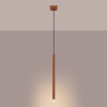 Ceiling lamp RING 2 red ochra
