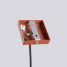 Ceiling lamp RING 2 red ochra
