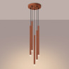 Pendelleuchte PASTELO 5P roter Ocker