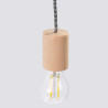 Aplique NIMBI E27 con interruptor