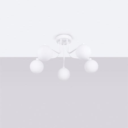 Kronleuchter ASTRAL 5 weiß