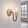 Lampe suspendue PASTELO 2 rouge ocre
