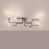 Lampe suspendue PASTELO 3P rouge ocre