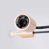 Lampe suspendue PASTELO 3P rouge ocre