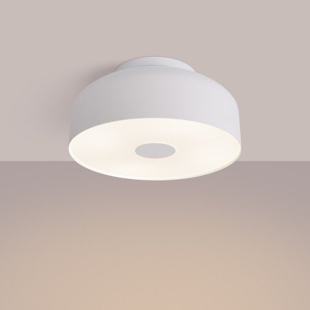 Lampada da soffitto KARBON 40 bianco