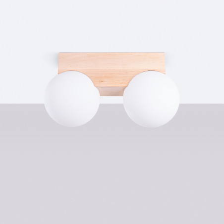 Lampada a parete KARBON 30 bianco