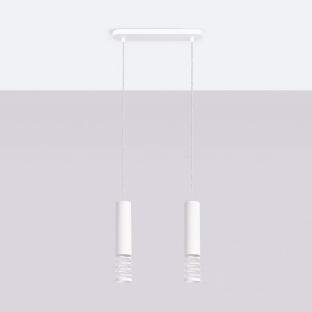Lámpara colgante LAMI 2 blanca