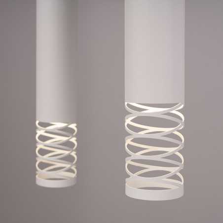 Lámpara colgante LAMI 3L blanca