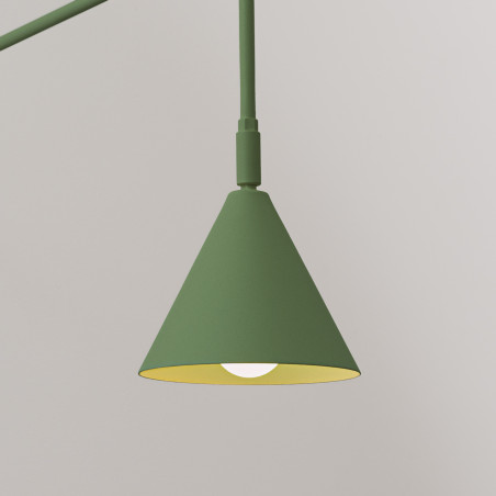 Lampada a sospensione KARBON 3L oro