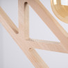 Plafond KARBON 3P golden