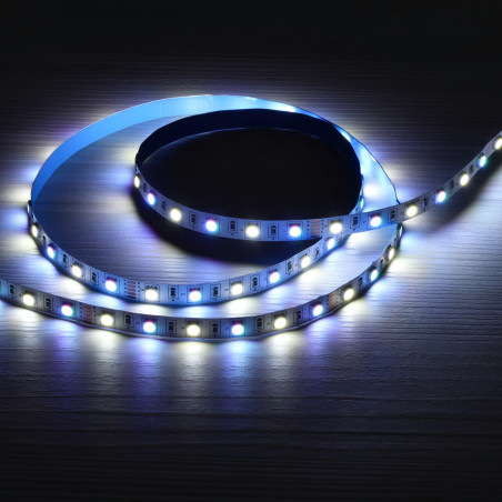 Striscia LED IP65 RGBW 12V...