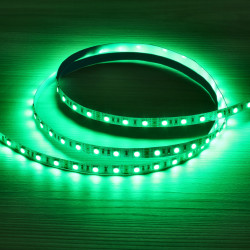 Tira LED 24V RGB 14.4W/m IP20 4200lm 10mm Ancho IP20 - verde